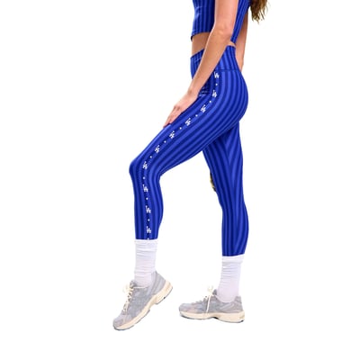 Los Angeles Dodgers Terez Women's TLC Printed Leggings - Royal