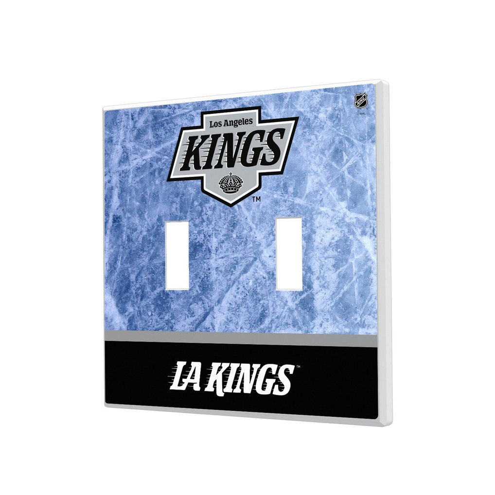 Los Angeles Kings Wordmark Double Toggle Lightswitch Plate