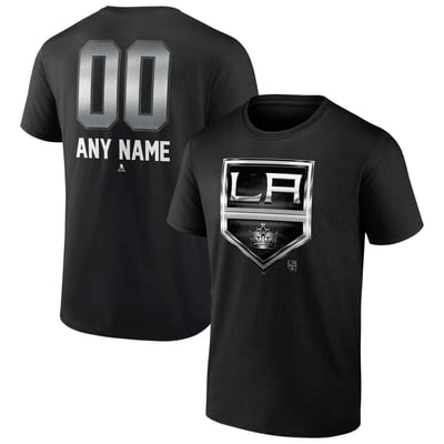 Los Angeles Kings Personalized Midnight Mascot Logo T-Shirt - Black