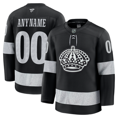 Los Angeles Kings Fanatics Alternate Premium Custom Jersey - Black
