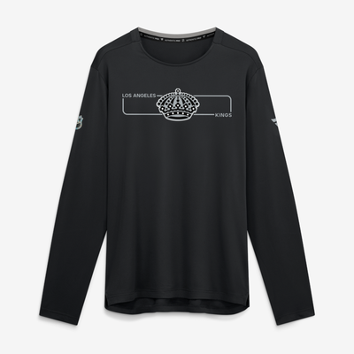 Los Angeles Kings Fanatics Authentic Pro Rink Tech Long Sleeve T-Shirt - Black