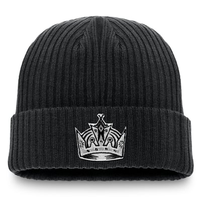 Los Angeles Kings Fanatics Component Cuffed Knit Hat - Black