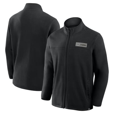 Los Angeles Kings Fanatics Home Ice Fleece Full-Zip Jacket - Black