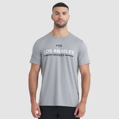 Los Angeles Kings Fanatics Authentic Pro Rink Tech T-Shirt - Gray