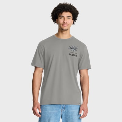 Los Angeles Kings Fanatics Crash The Net Legacy T-Shirt - Gray