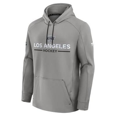 Los Angeles Kings Fanatics Authentic Pro Rink Hoodie - Silver