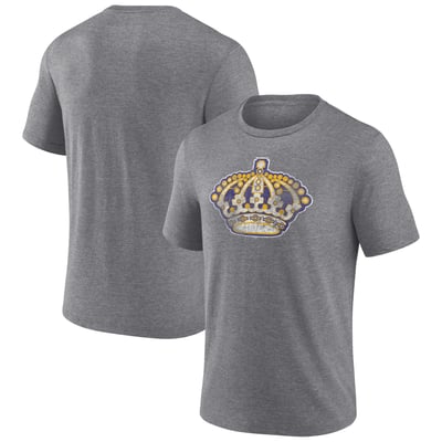  Los Angeles Kings Wraparound Tri-Blend T-Shirt - Heather Gray