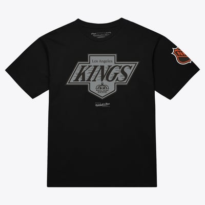 Los Angeles Kings Mitchell & Ness Core Vintage Logo T-Shirt - Black