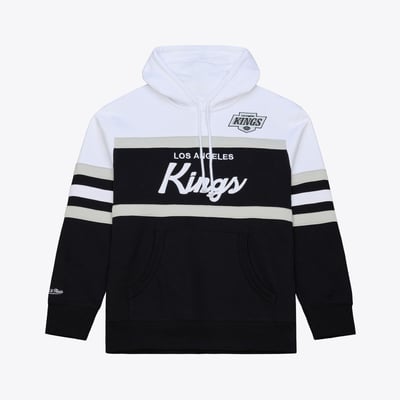Los Angeles Kings Mitchell & Ness Head Coach Hoodie - Black
