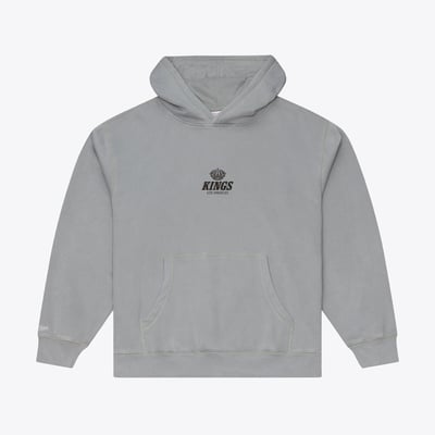 Los Angeles Kings Mitchell & Ness Core Essentials Hoodie - Gray

