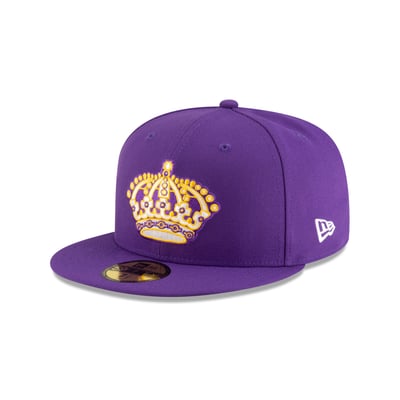  Los Angeles Kings New Era Vintage Core 59FIFTY Fitted Hat - Purple