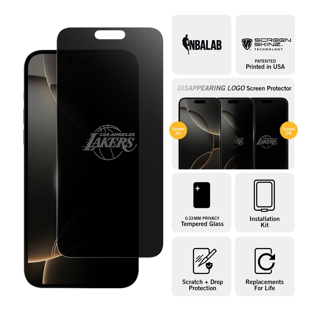 Los Angeles Lakers iPhone Privacy Screen Protector