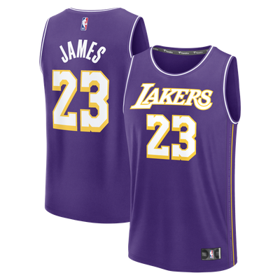 LeBron James Los Angeles Lakers Fanatics Fast Break Jersey - Statement Edition - Purple