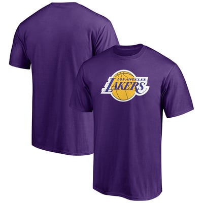 Los Angeles Lakers Primary Logo T-Shirt - Purple