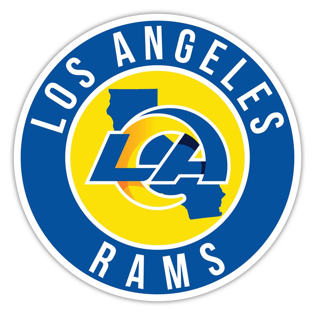 Los Angeles Rams 15" State Circle Sign