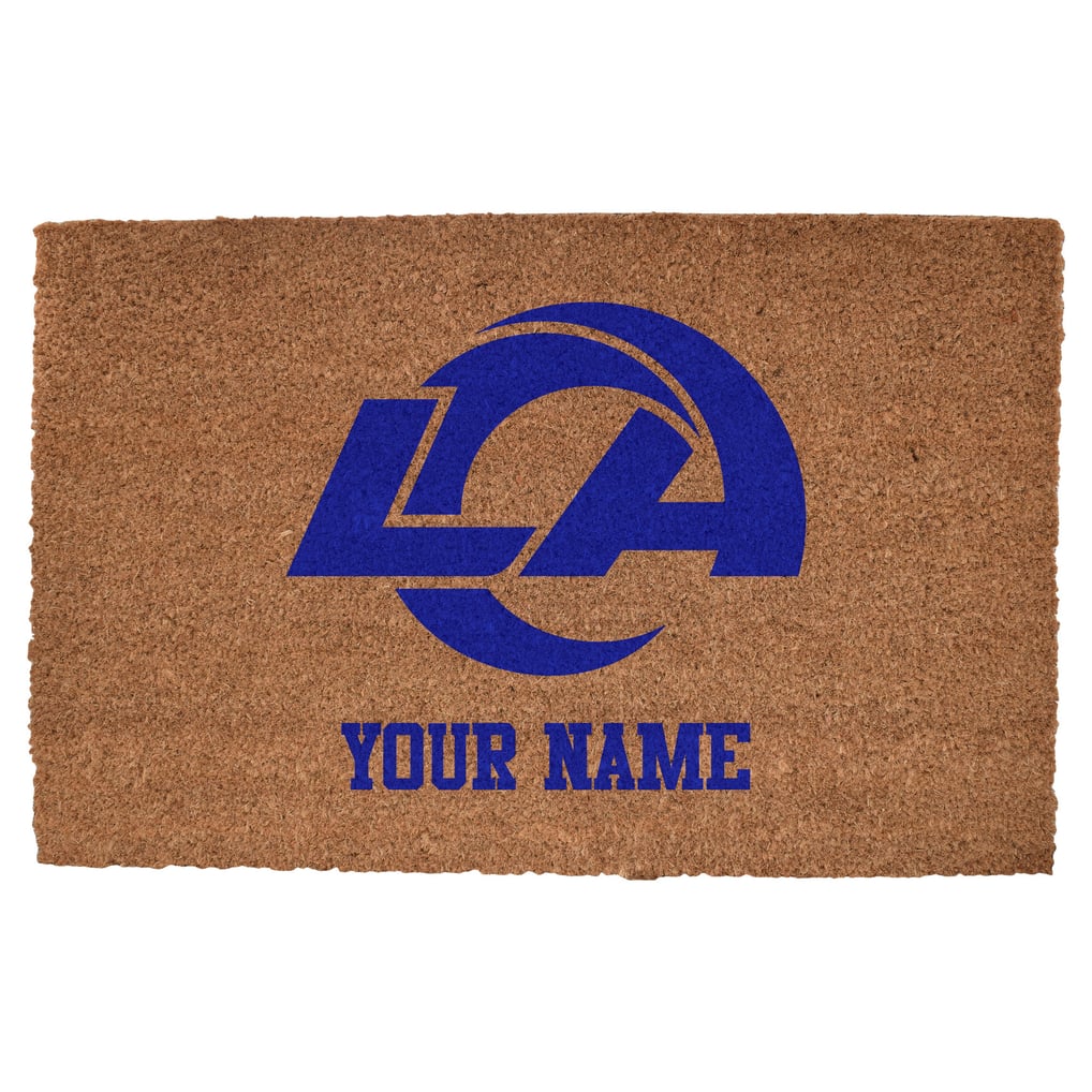 Los Angeles Rams 23'' x 35'' Personalized Door Mat