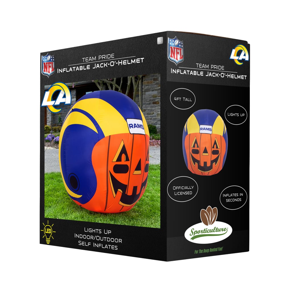 Los Angeles Rams 4' Inflatable Jack-O'-Helmet