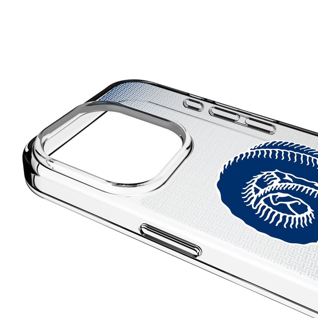 Los Angeles Rams Linen Logo iPhone Clear Case