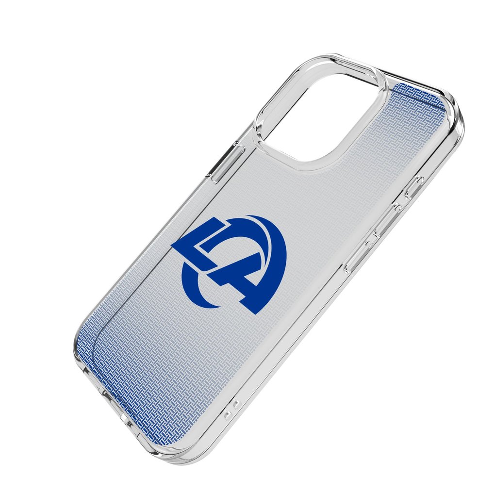 Los Angeles Rams Linen Logo iPhone Clear Case