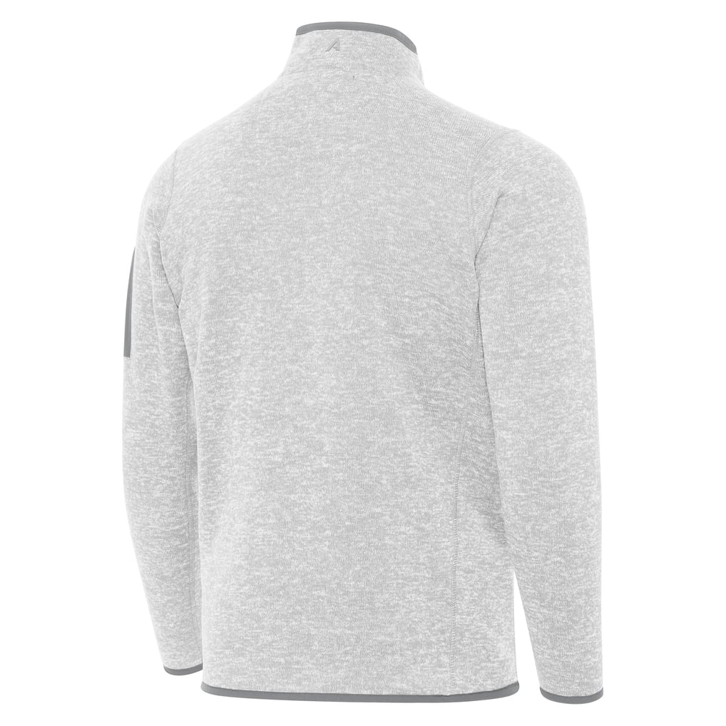 Los Angeles Rams Antigua Fortune Quarter-Zip Pullover - Heather Gray