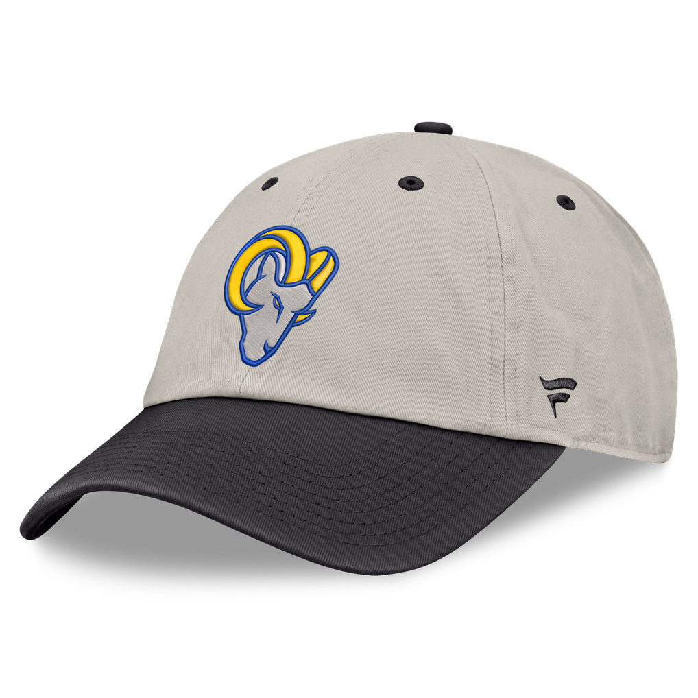 Los Angeles Rams Fanatics Frame Adjustable Hat - Beige/Charcoal