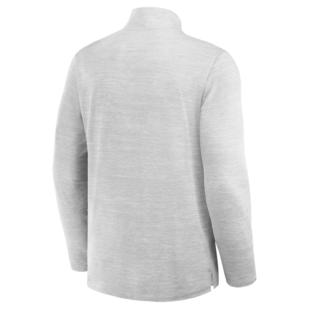 Los Angeles Rams Fanatics Clutch Quarter-Zip Pullover - Heather Gray