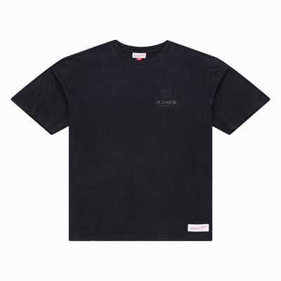 Los Angeles Rams Mitchell & Ness Core Essentials Micro Logo T-Shirt - Black

