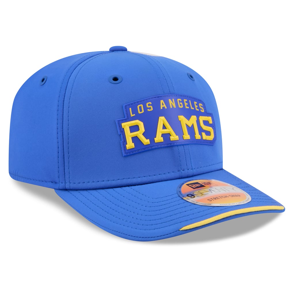 Los Angeles Rams New Era 2026 Sideline Throwback 9SEVENTY Adjustable Hat - Royal