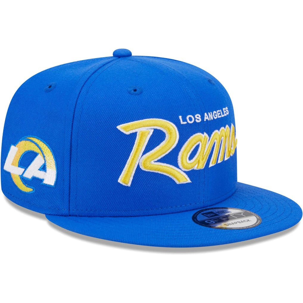 Los Angeles Rams New Era Main Script 9FIFTY Snapback Hat - Royal