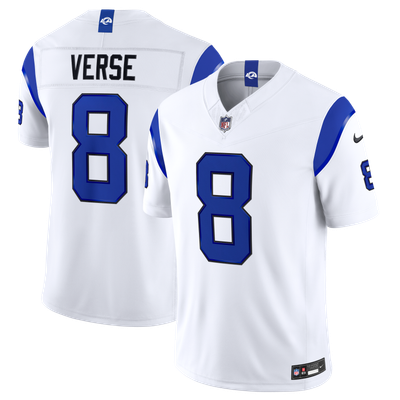 Jared Verse Los Angeles Rams Nike Alternate Fearsome White Vapor F.U.S.E. Stitched Limited Jersey - White