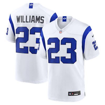 Kyren Williams Los Angeles Rams Nike Fearsome White Game Jersey