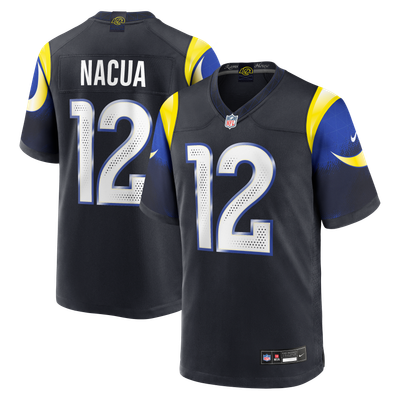 Puka Nacua Los Angeles Rams Nike Rivalries Collection Game Jersey - Dark Blue