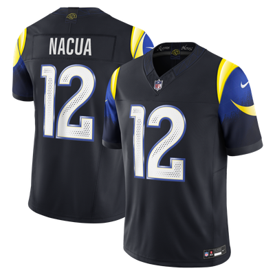 Puka Nacua Los Angeles Rams Nike Rivalries Collection Stitched Limited Jersey - Dark Blue