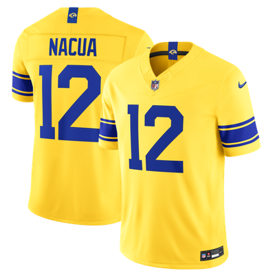 Puka Nacua Los Angeles Rams Nike Classic Sol Vapor F.U.S.E. Stitched Limited Jersey