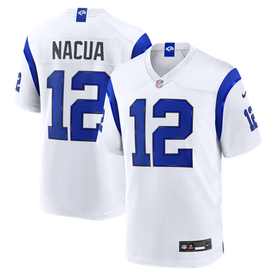 Puka Nacua Los Angeles Rams Nike Fearsome White Game Jersey