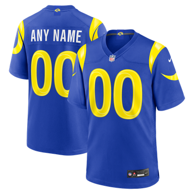 Los Angeles Rams Nike Custom Game Jersey - Royal
