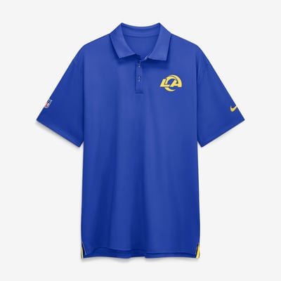 Los Angeles Rams Nike Sideline Powerful Blocking Dri-FIT Tour Polo - Royal