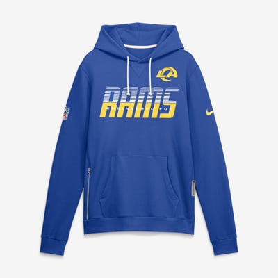 Los Angeles Rams Nike Sideline Standard Issue Top Prospect Dri-FIT Hoodie - Royal