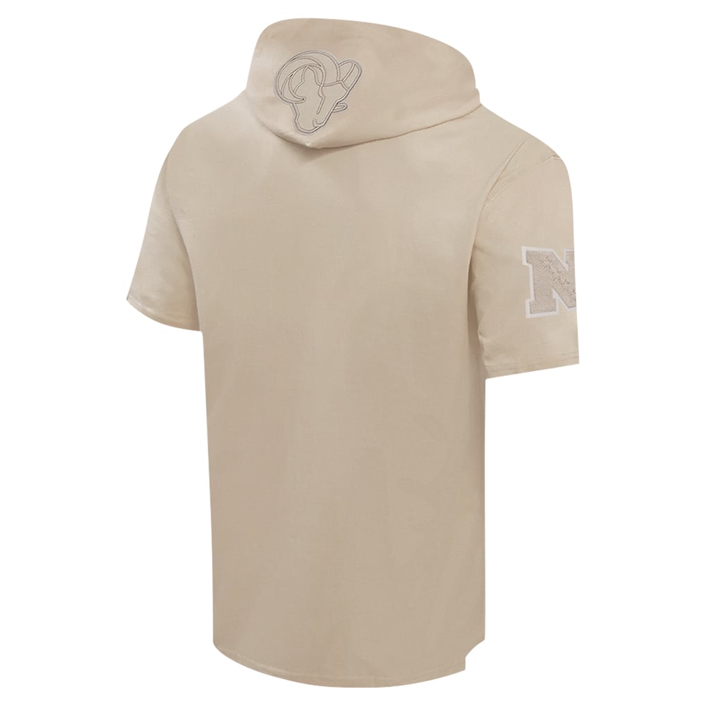 Los Angeles Rams Pro Standard Neutrals Capsule Short Sleeve Pullover Hoodie - Tan