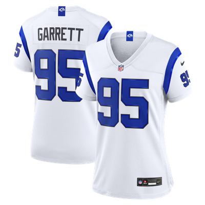 Myles Garrett Los Angeles Rams Nike Women's Fearsome White Game Jersey