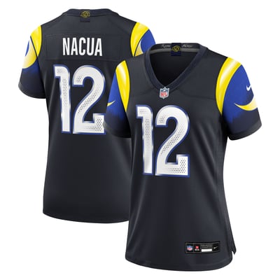 Puka Nacua Los Angeles Rams Nike Women's Rivalries Collection Game Jersey - Dark Blue