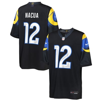 Puka Nacua Los Angeles Rams Nike Youth Rivalries Collection Game Jersey - Dark Blue