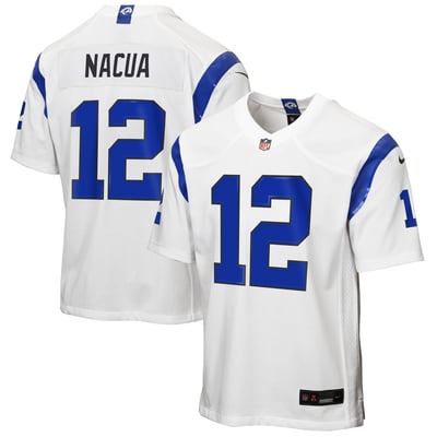 Puka Nacua Los Angeles Rams Nike Youth Fearsome White Game Jersey