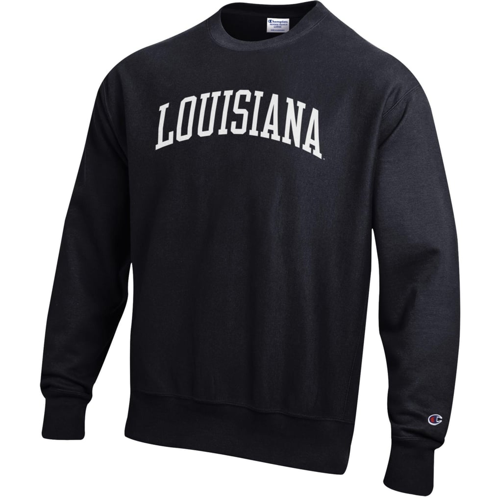 Louisiana Ragin' Cajuns Champion Reverse Weave Pullover Sweatshirt - Black