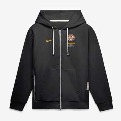 LSU Tigers Nike 2026 Sideline Standard Issue Dri-FIT Full-Zip Hoodie - Black