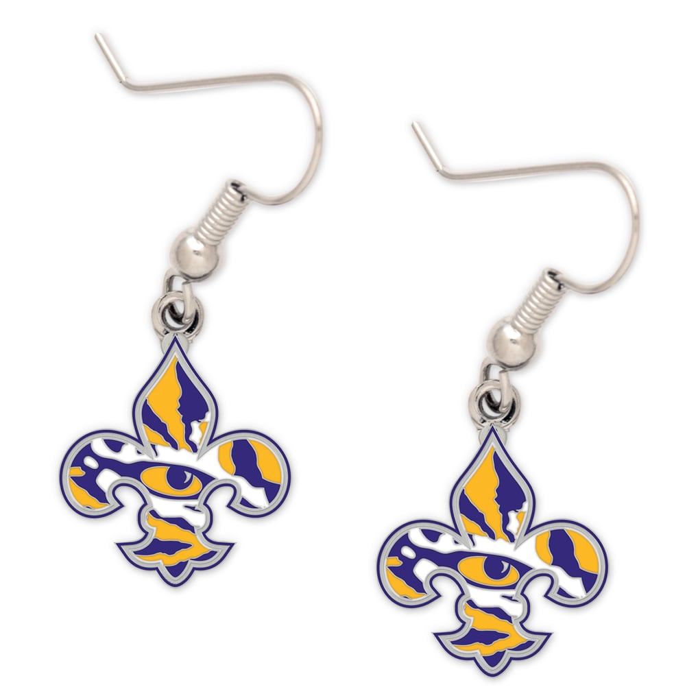 LSU Tigers WinCraft Fleur-de-lis Logo Dangle Earrings