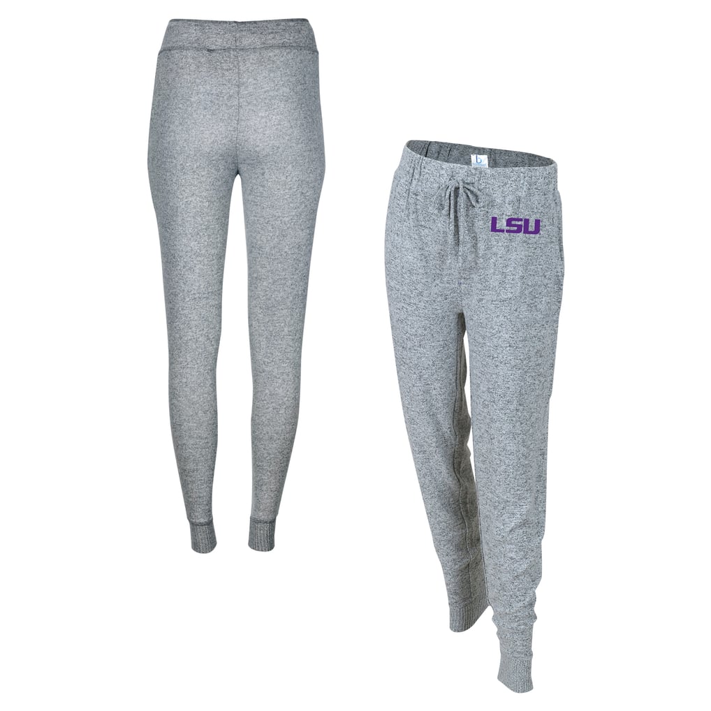 LSU Tigers Boxercraft Women's Cuddle Tri-Blend Jogger Pants - Gray