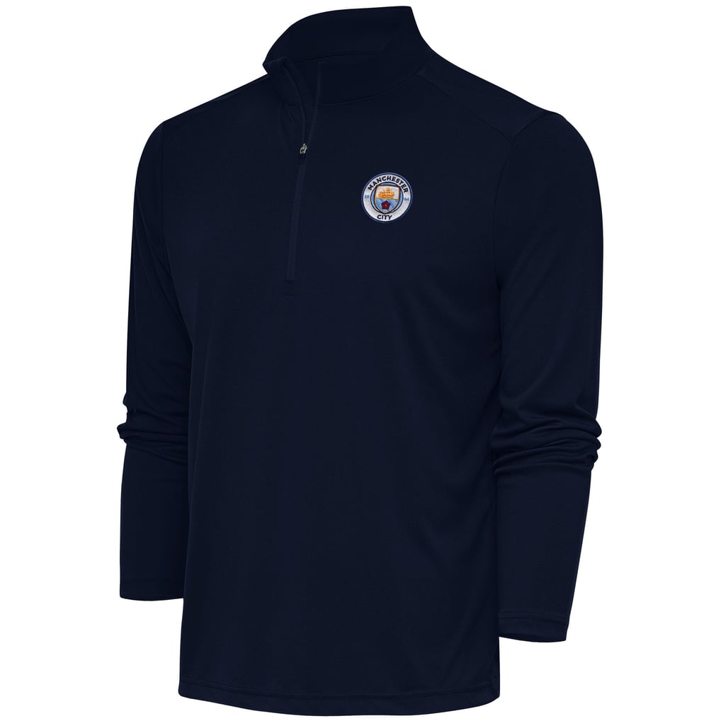 Manchester City Statement Quarter-Zip Pullover - Navy