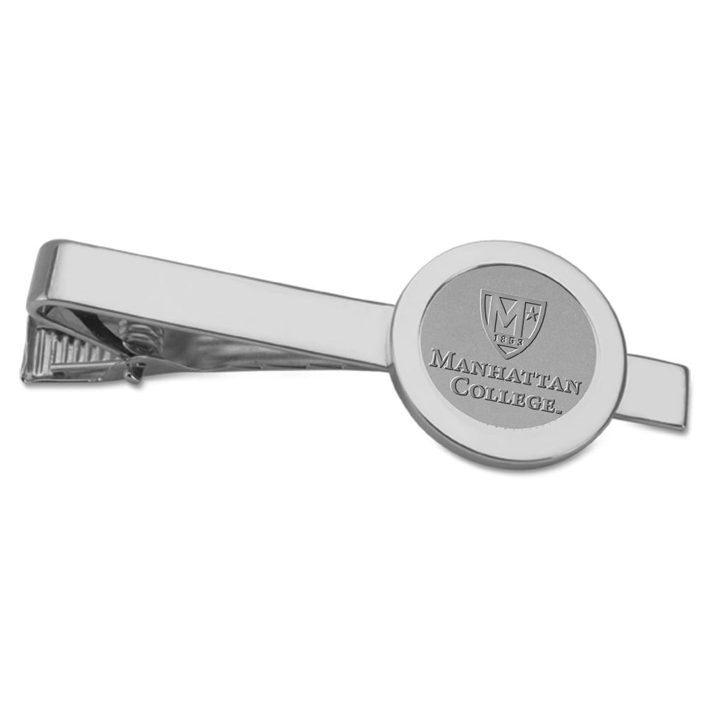 Manhattan Jaspers Logo Tie Bar - Silver