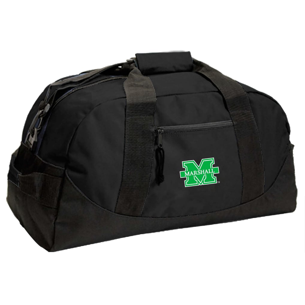 Marshall Thundering Herd Dome Duffel Bag - Black
